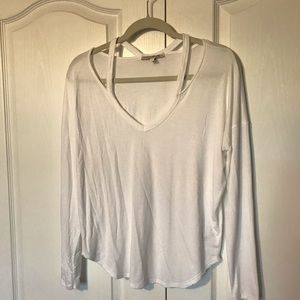 Express cold shoulder top